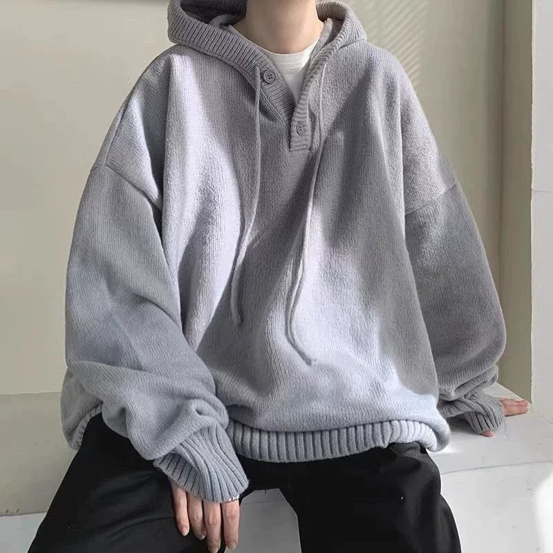 SORI Oversized Knit Hoodie