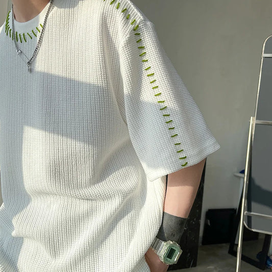 SORI Thick Oversized Knitted T-Shirt