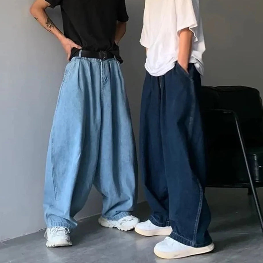 SORI Wide Leg Balloon Denim Jean Pants