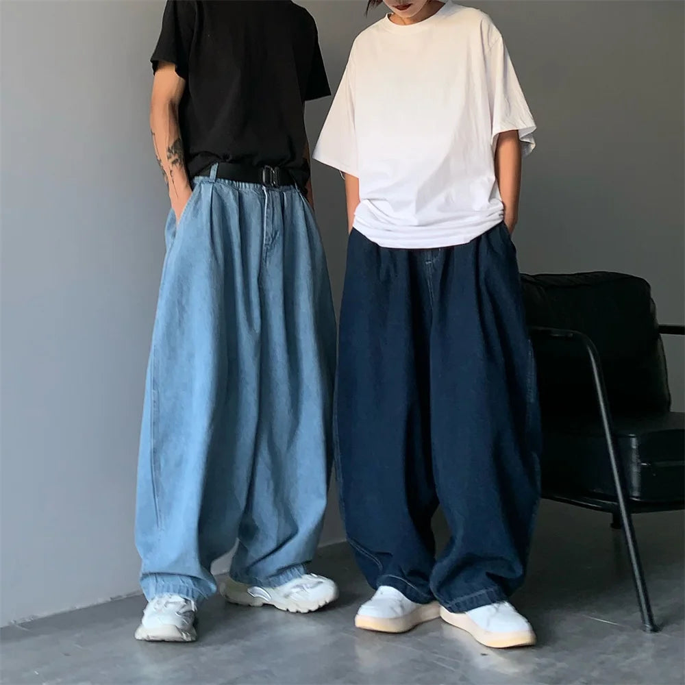 SORI Wide Leg Balloon Denim Jean Pants