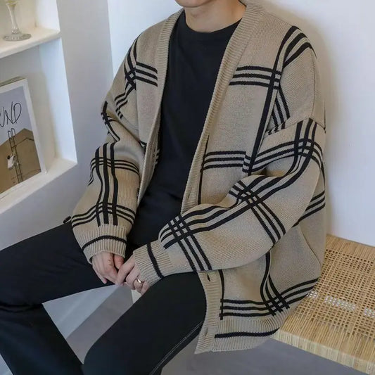 SORI Signature Striped Oversized Cardigan