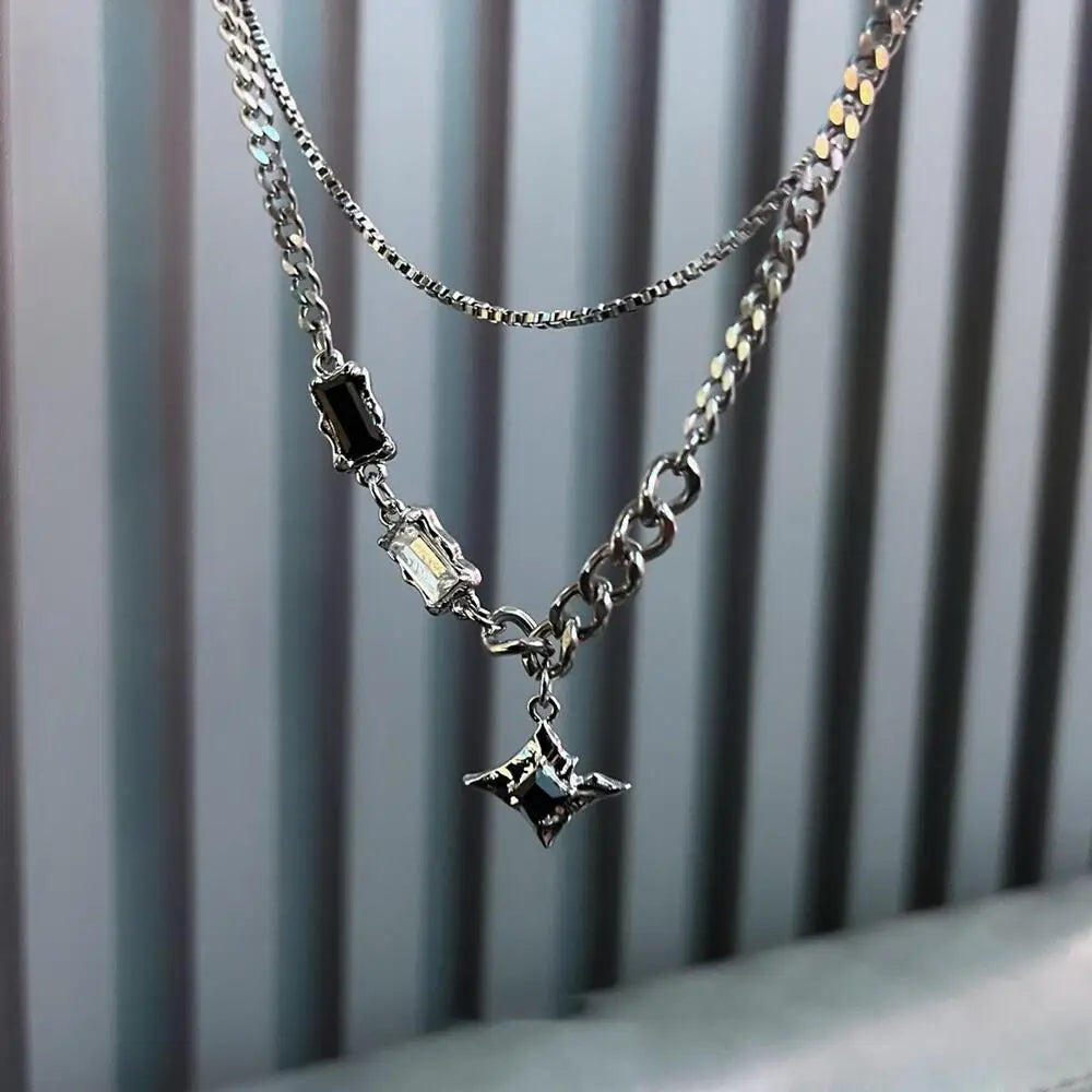 SoriX Double Layer Pendant Necklace