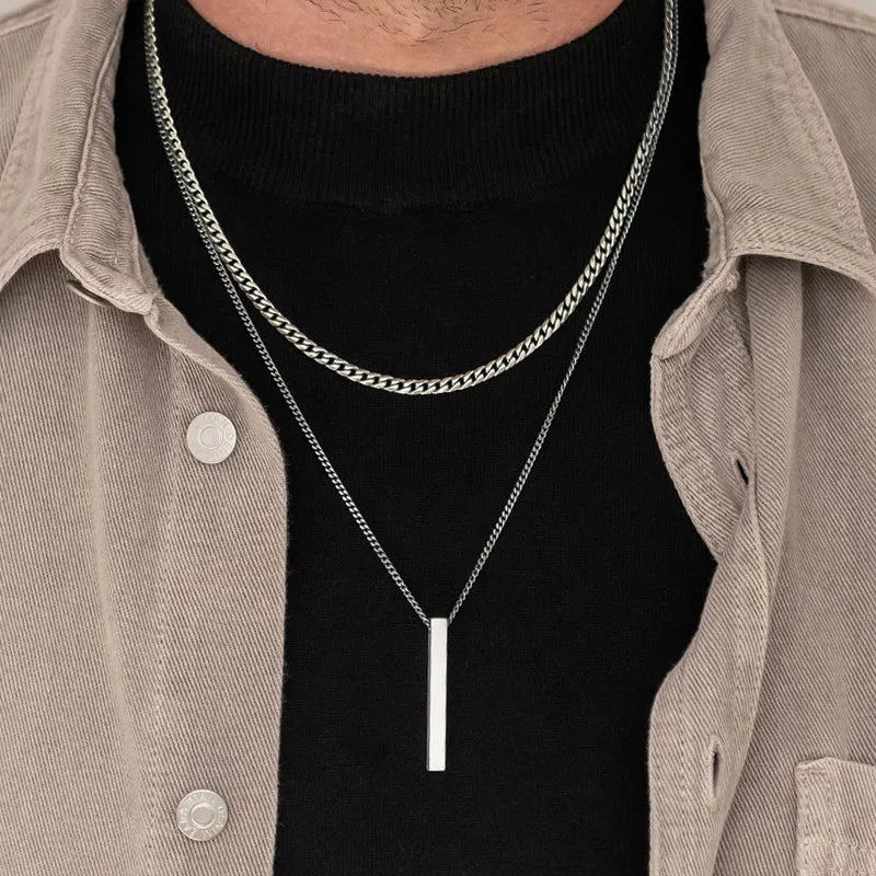 SORI X Layered Pendant Necklace (Six Chain Options)