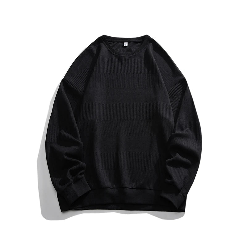 SORI Oversized Textured Jacquard Sweatshirt